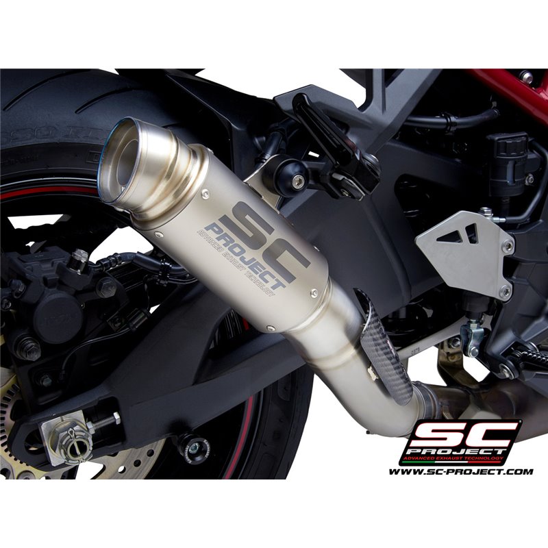 SC-Project Exhaust GP70-R | Silver | Kawasaki Z1000 H2