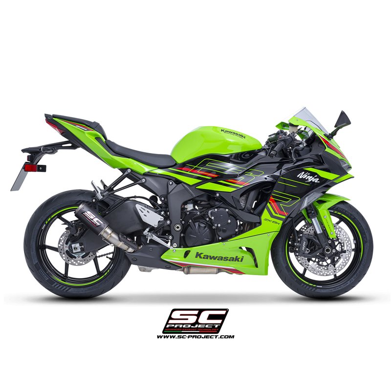 SC-Project Exhaust CR-T | Carbon | Kawasaki ZX-6R Ninja