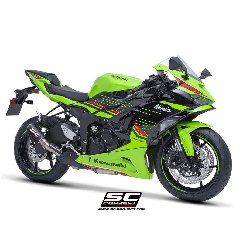 SC-Project Exhaust CR-T | Carbon | Kawasaki ZX-6R Ninja