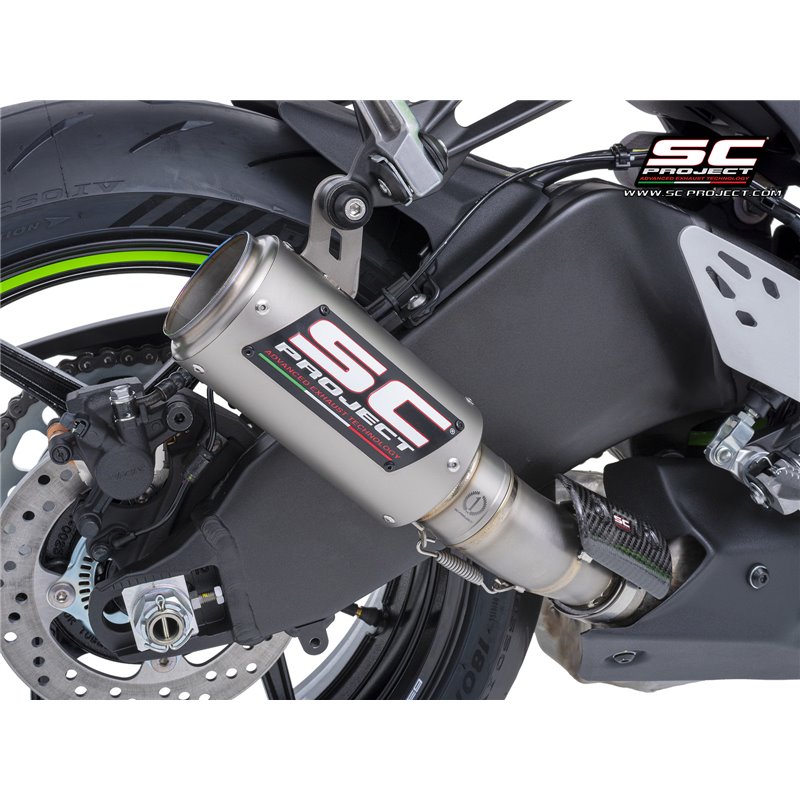 SC-Project Exhaust CR-T | Silver | Kawasaki ZX-6R Ninja