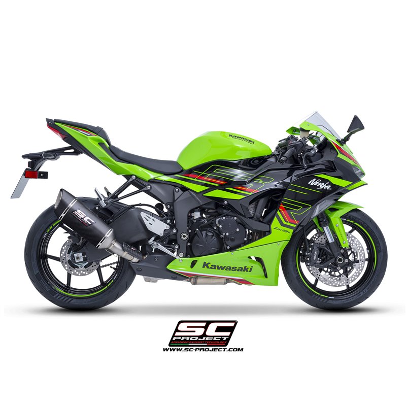 SC-Project Uitlaat SC1-R | Carbon | Kawasaki ZX-6R Ninja