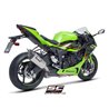 SC-Project Uitlaat SC1-R | Zilver | Kawasaki ZX-6R Ninja