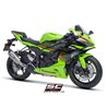 SC-Project Uitlaat SC1-R | Zilver | Kawasaki ZX-6R Ninja