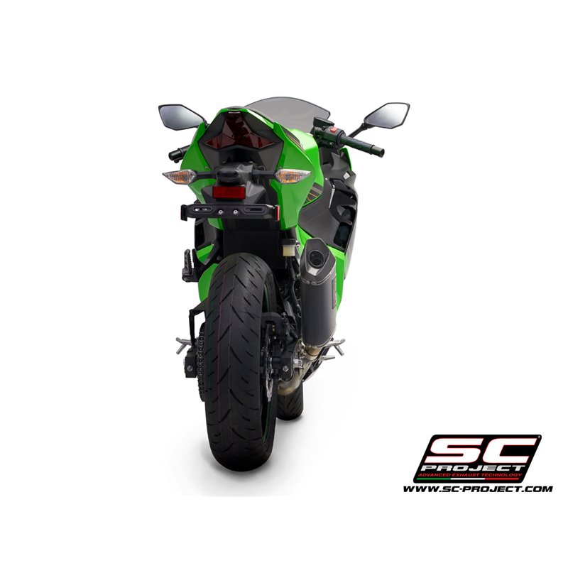 SC-Project Exhaust SC1-M | Carbon | Kawasaki 400 Ninja