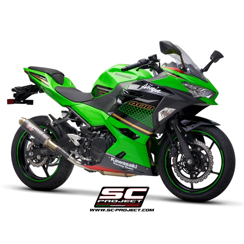 SC-Project Exhaust GP-M2 | Carbon | Kawasaki 400 Ninja