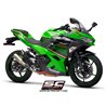 SC-Project Uitlaat CR-T | Zilver | Kawasaki 400 Ninja
