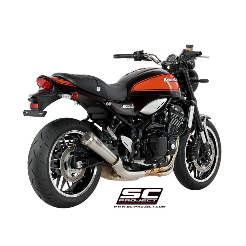 SC-Project Uitlaat Conical 70s | Zilver | Kawasaki Z900RS