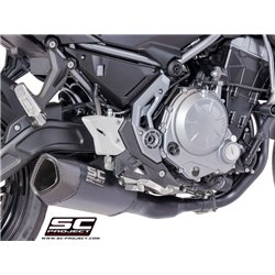 SC-Project Exhaust System 2-1 SC1-R GT | Black | Kawasaki 650 Ninja