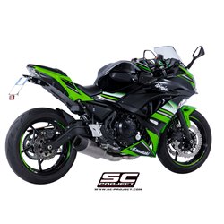 SC-Project Exhaust System 2-1 SC1-R GT | Silver | Kawasaki 650 Ninja