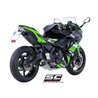 SC-Project Exhaust System 2-1 SC1-R GT | Silver | Kawasaki 650 Ninja