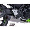 SC-Project Exhaust System 2-1 SC1-R GT | Silver | Kawasaki 650 Ninja