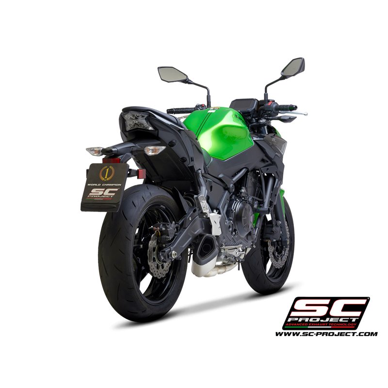 SC-Project Uitlaatsysteem 2-1 SC1-R GT | Zilver | Kawasaki Z650