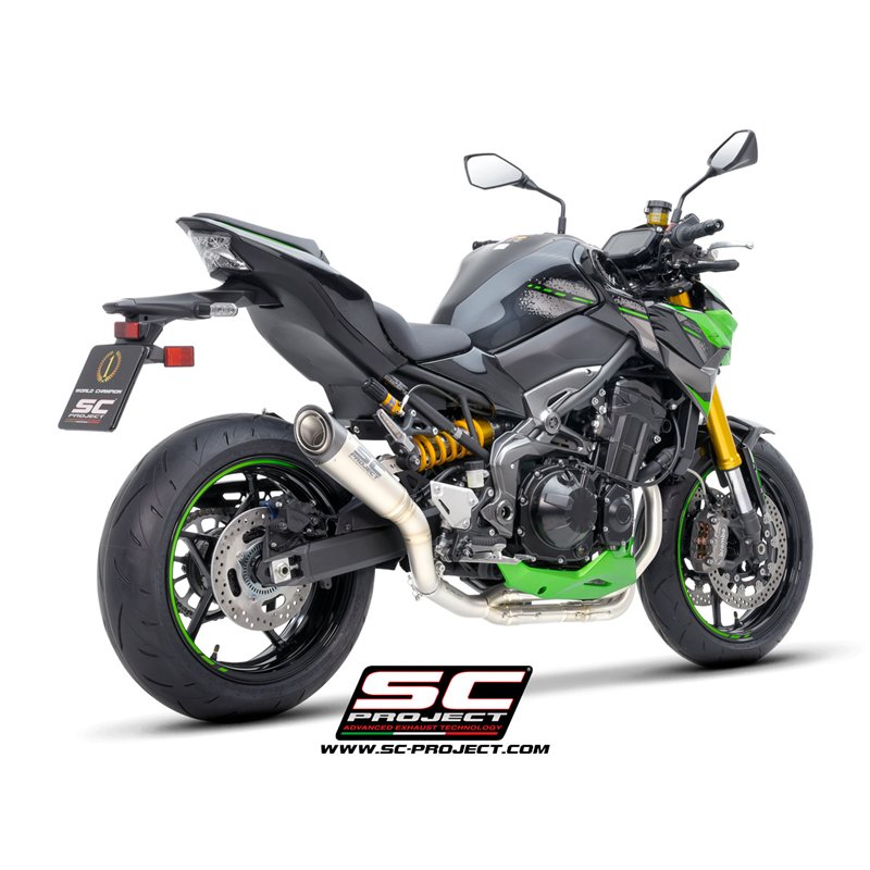SC-Project Uitlaatbochten 4-2-1 | Zilver | Kawasaki Z900