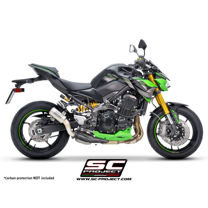 SC-Project Exhaust CR-T | Silver | Kawasaki Z900