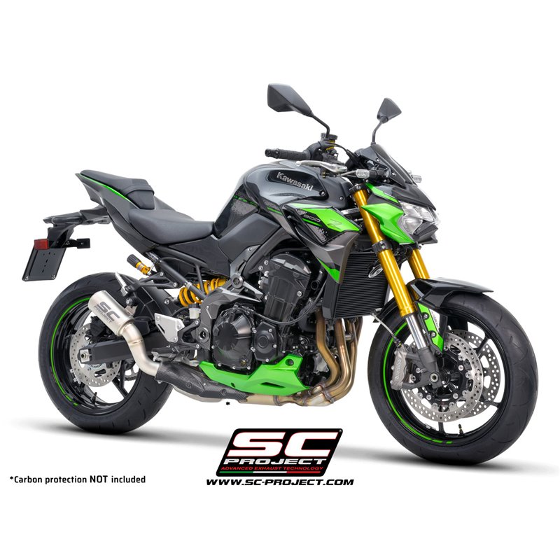 SC-Project Exhaust CR-T | Silver | Kawasaki Z900