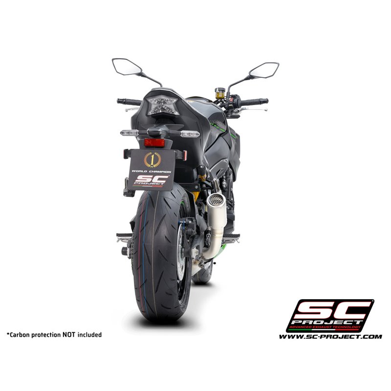 SC-Project Exhaust CR-T | Silver | Kawasaki Z900
