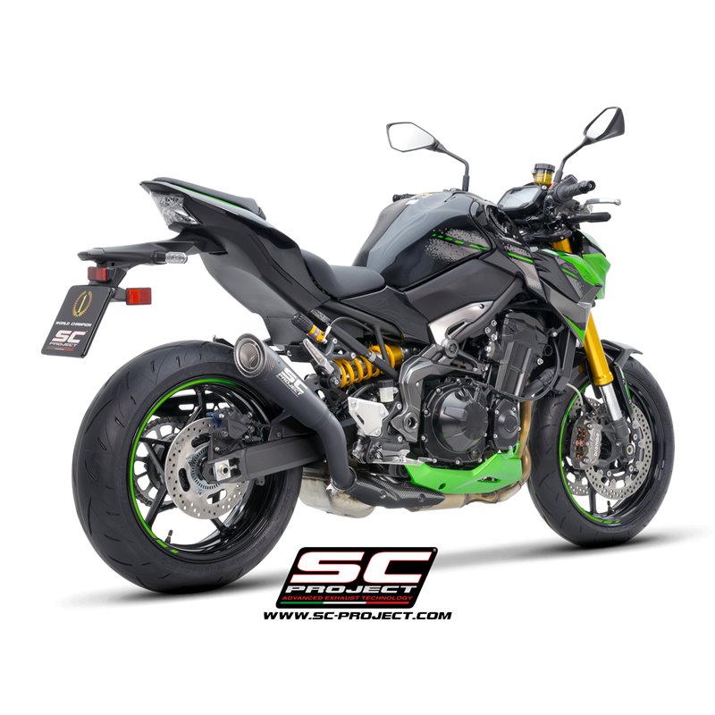 SC-Project Exhaust S1 | Black | Kawasaki Z900