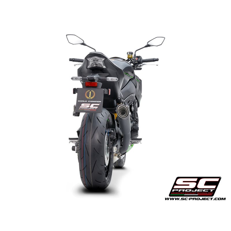 SC-Project Exhaust S1 | Black | Kawasaki Z900