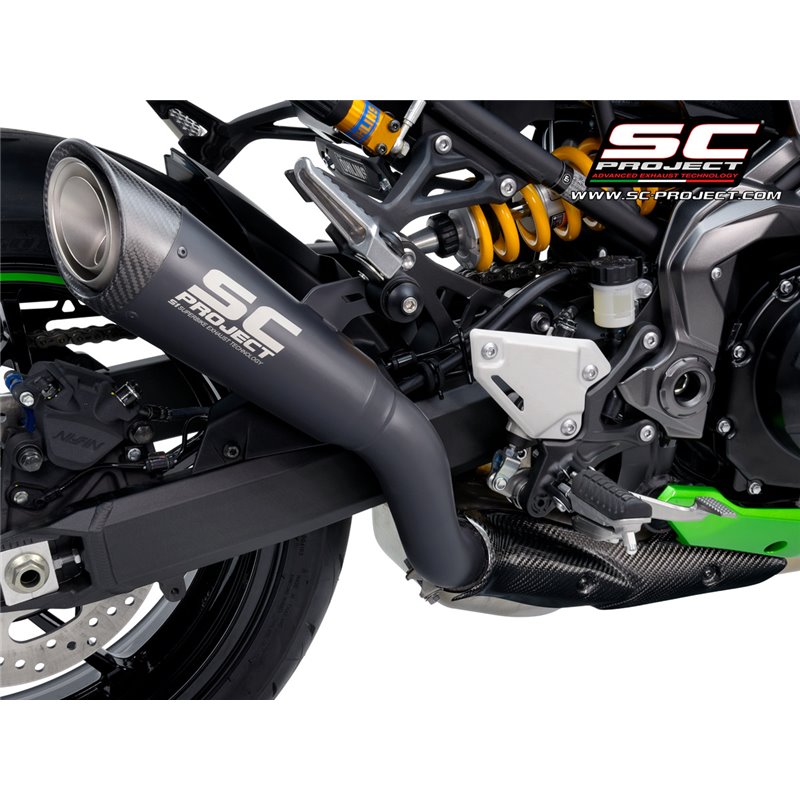 SC-Project Exhaust S1 | Black | Kawasaki Z900