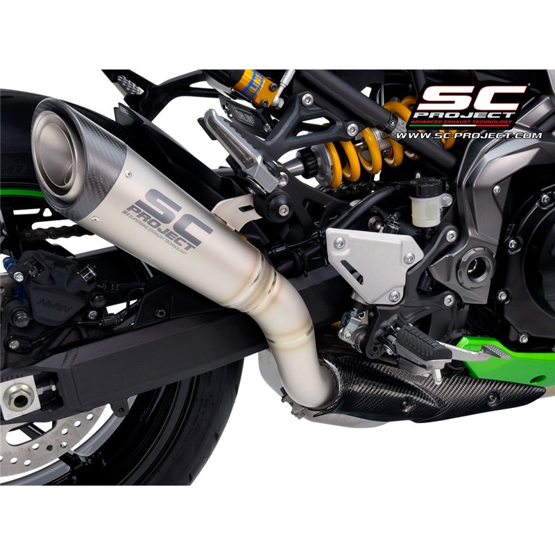 SC-Project Exhaust S1 | Silver | Kawasaki Z900