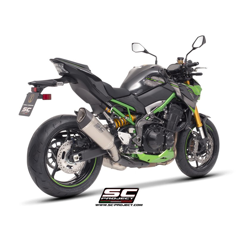 SC-Project Uitlaat SC1-R | Zilver | Kawasaki Z900