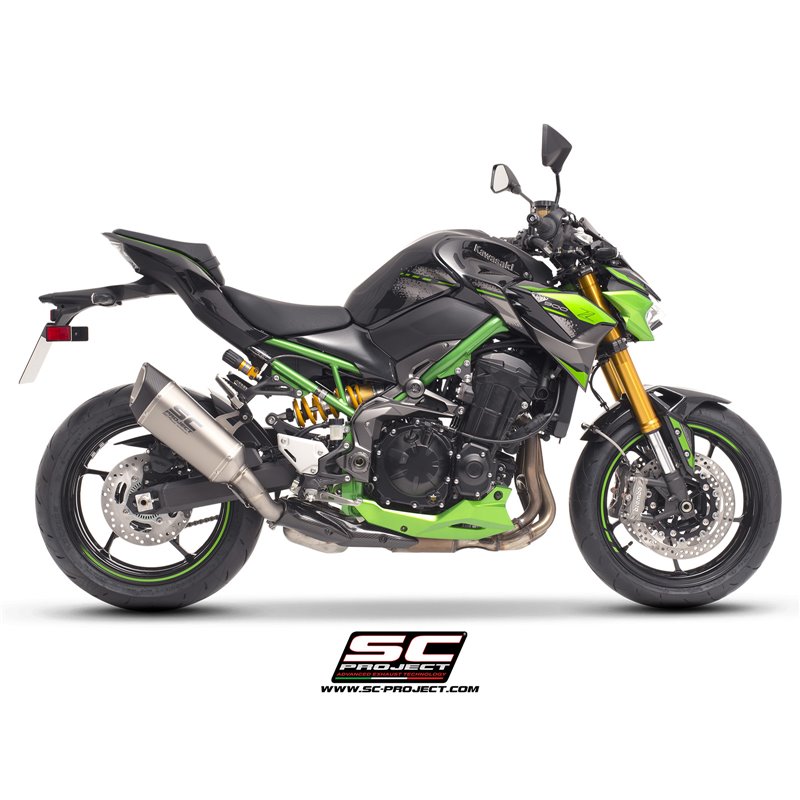 SC-Project Uitlaat SC1-R | Zilver | Kawasaki Z900