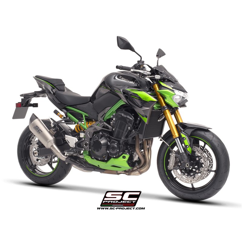 SC-Project Uitlaat SC1-R | Zilver | Kawasaki Z900