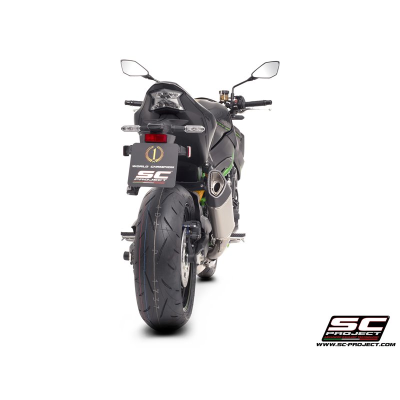 SC-Project Uitlaat SC1-R | Zilver | Kawasaki Z900