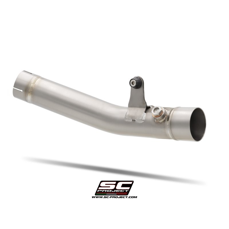 SC-Project Link Pipe | Silver | Kawasaki 636 ZX-6R Ninja