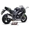 SC-Project Uitlaat SC1-R | Zilver | Kawasaki Ninja 1000 SX