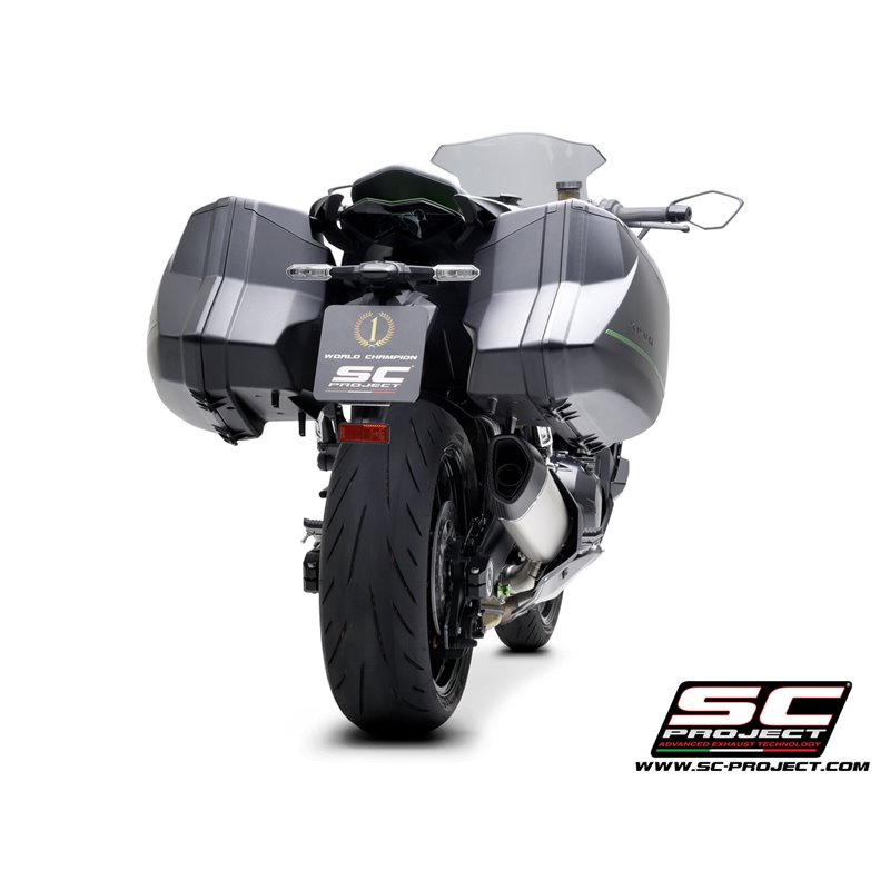 SC-Project Uitlaat SC1-R | Zilver | Kawasaki Ninja 1000 SX