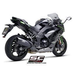 SC-Project Exhaust SC1-R | Black | Kawasaki Ninja 1000 SX