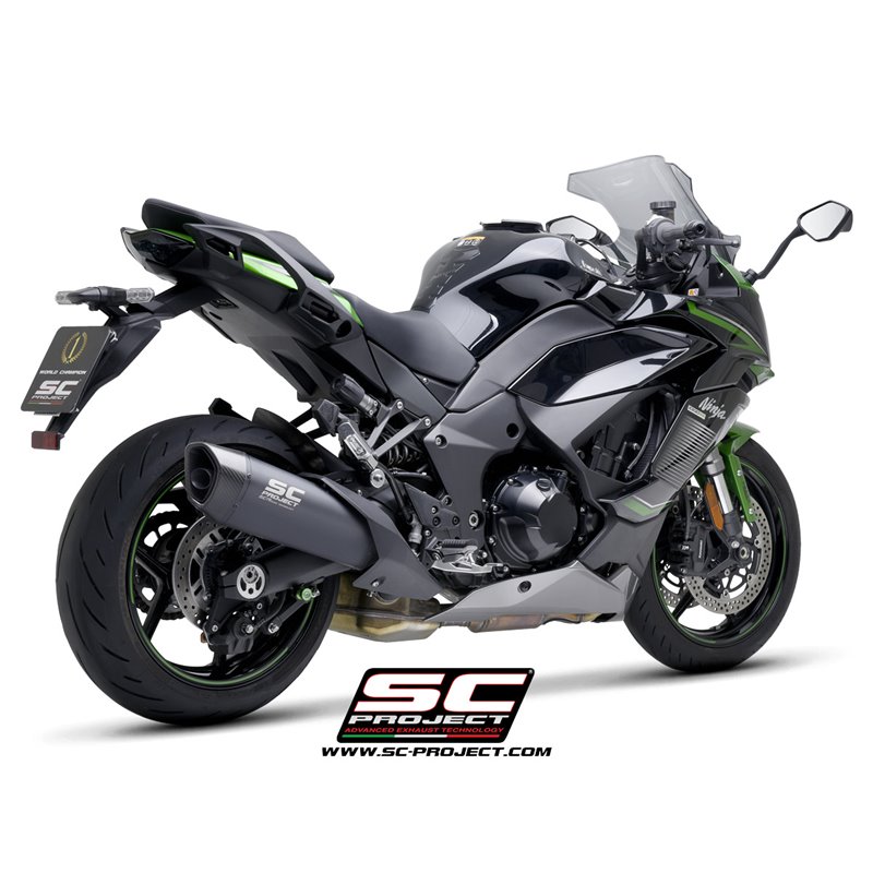 SC-Project Exhaust SC1-R | Black | Kawasaki Ninja 1000 SX