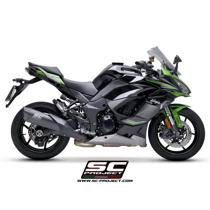 SC-Project Exhaust SC1-R | Black | Kawasaki Ninja 1000 SX