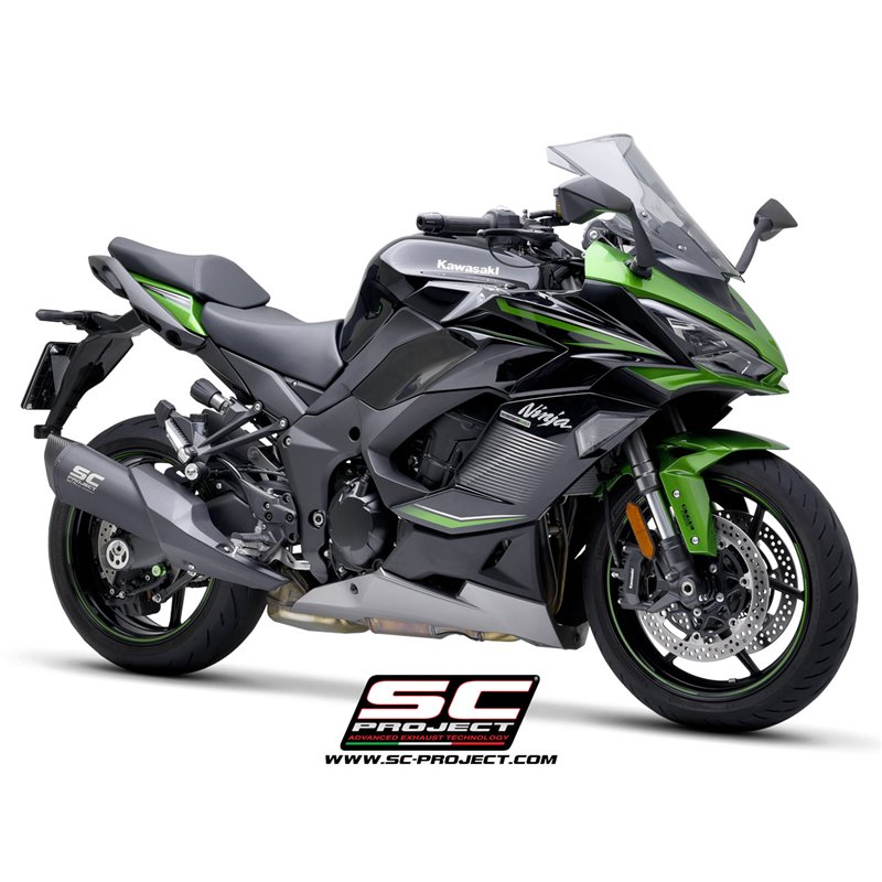 SC-Project Exhaust SC1-R | Black | Kawasaki Ninja 1000 SX