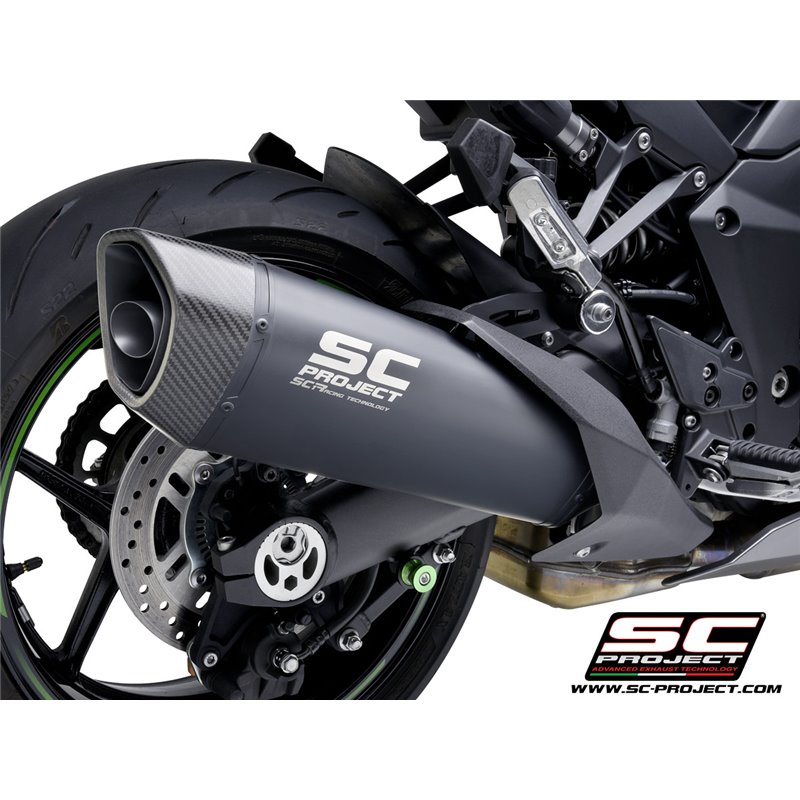 SC-Project Exhaust SC1-R | Black | Kawasaki Ninja 1000 SX