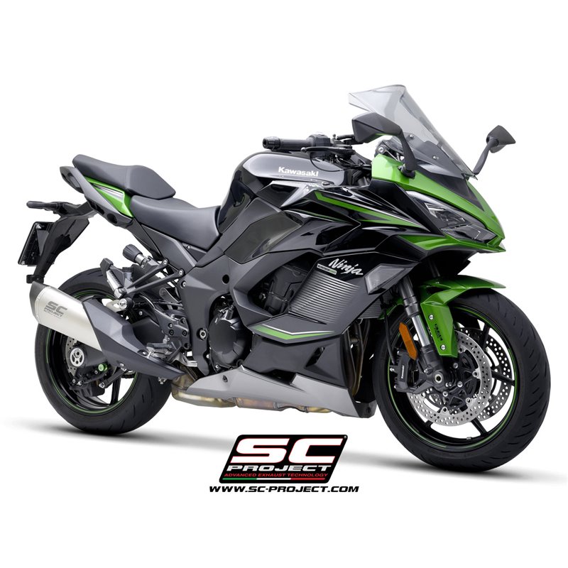 SC-Project Exhaust SC1-R | Silver | Kawasaki Ninja 1000 SX
