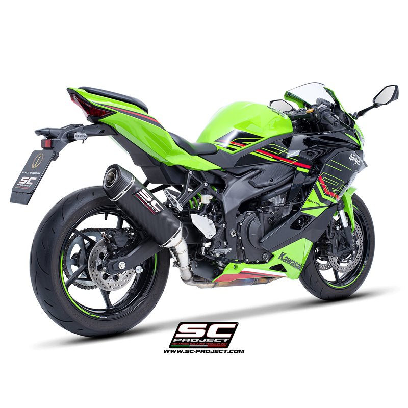 SC-Project Uitlaat SC1-S | Carbon | Kawasaki ZX-4R/ZX-4RR Ninja