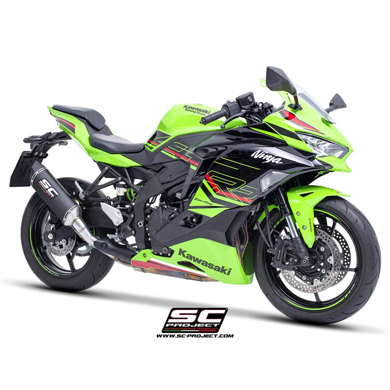 SC-Project Exhaust SC1-S | Carbon | Kawasaki ZX-4R/ZX-4RR Ninja