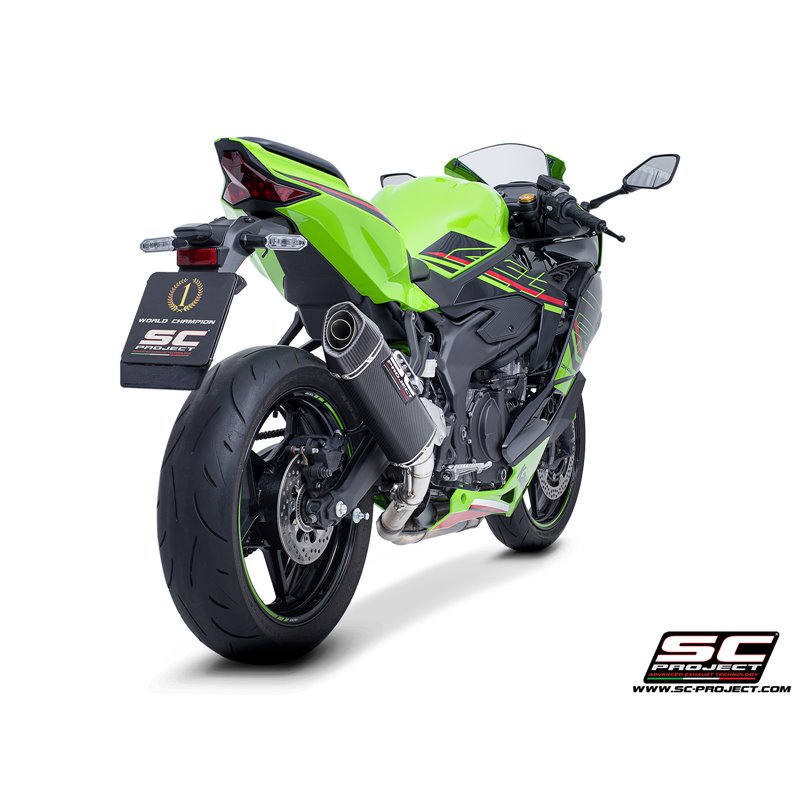 SC-Project Uitlaat SC1-S | Carbon | Kawasaki ZX-4R/ZX-4RR Ninja