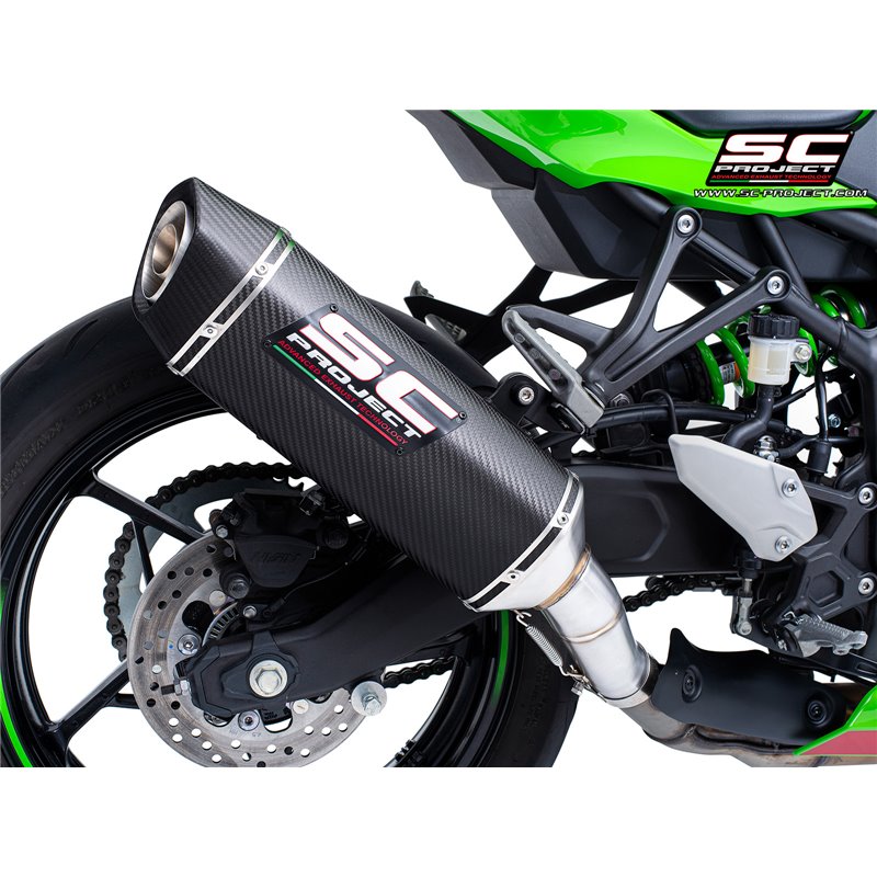SC-Project Uitlaat SC1-S | Carbon | Kawasaki ZX-4R/ZX-4RR Ninja