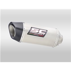 SC-Project Uitlaat SC1-S | Zilver | Kawasaki ZX-4R/ZX-4RR Ninja