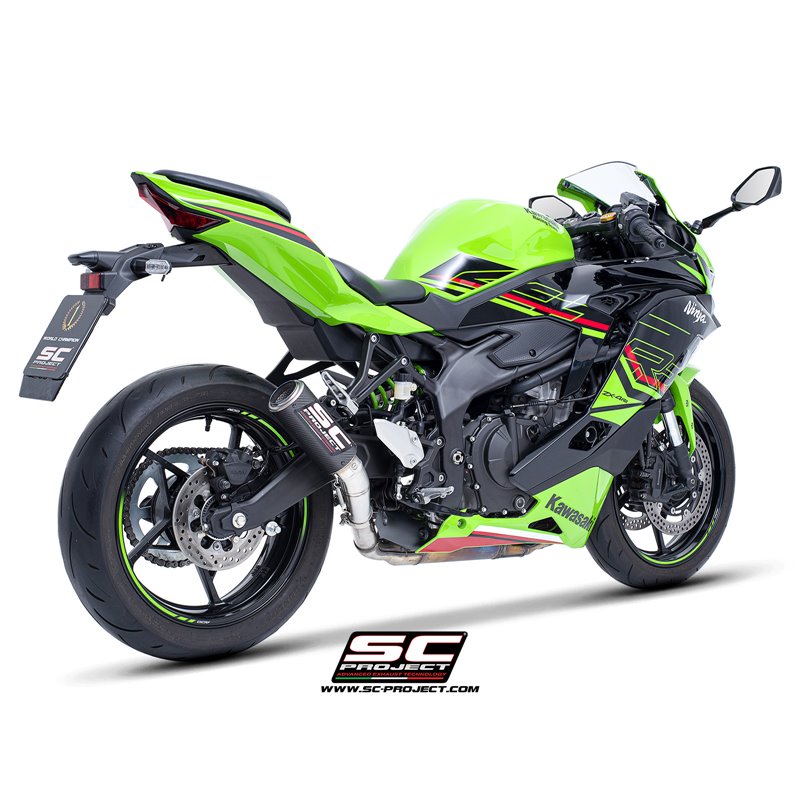 SC-Project Uitlaat CR-T | Carbon | Kawasaki ZX-4R/ZX-4RR Ninja