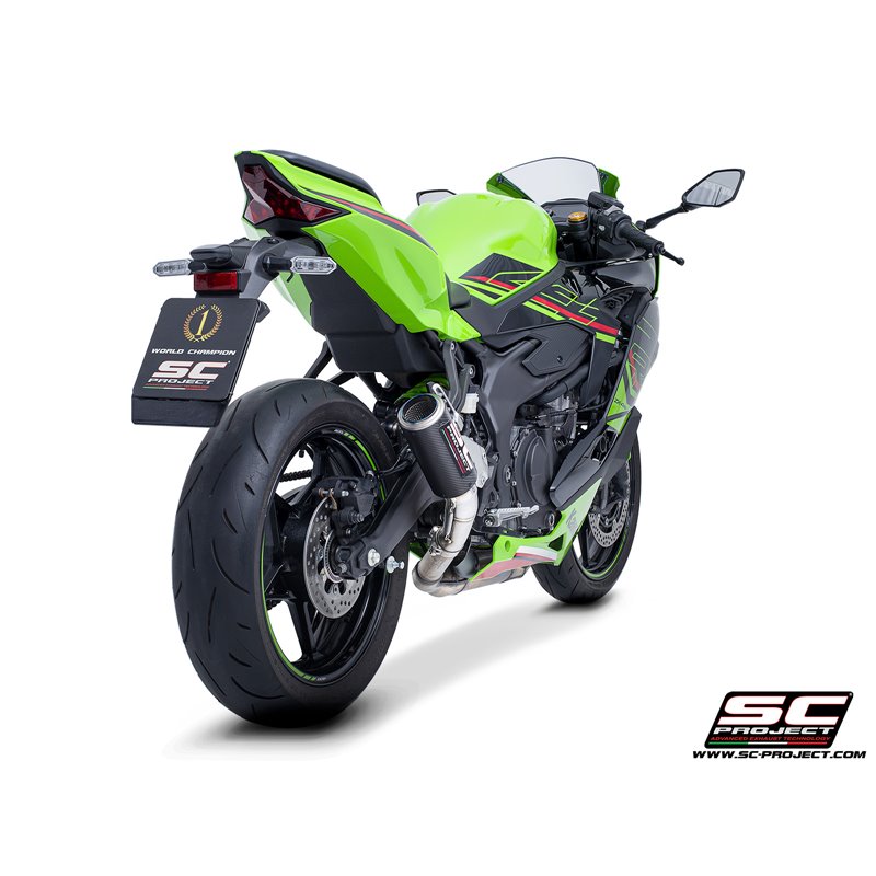 SC-Project Uitlaat CR-T | Carbon | Kawasaki ZX-4R/ZX-4RR Ninja