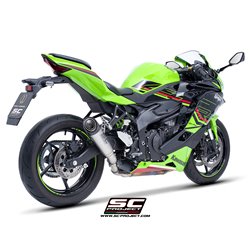 SC-Project Uitlaat S1 | Zilver | Kawasaki ZX-4R/ZX-4RR Ninja