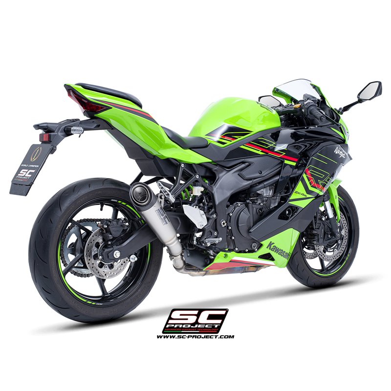 SC-Project Exhaust S1 | Silver | Kawasaki ZX-4R/ZX-4RR Ninja