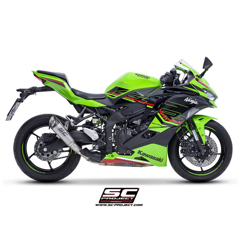 SC-Project Exhaust S1 | Silver | Kawasaki ZX-4R/ZX-4RR Ninja