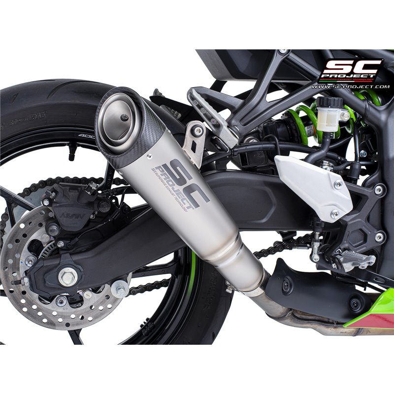 SC-Project Exhaust S1 | Silver | Kawasaki ZX-4R/ZX-4RR Ninja