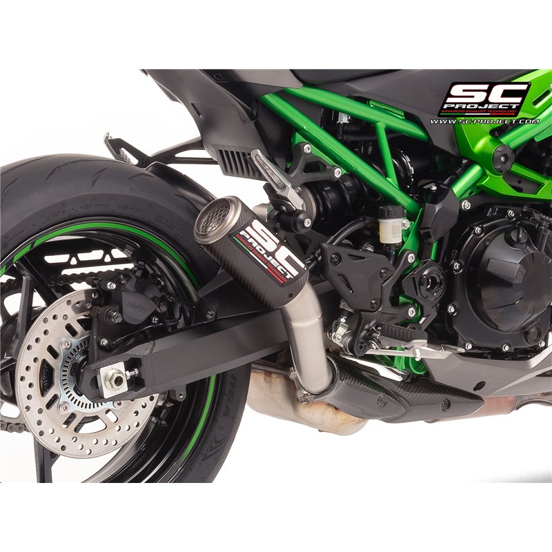 SC-Project Exhaust CR-T Mesh | Carbon | Kawasaki Z900