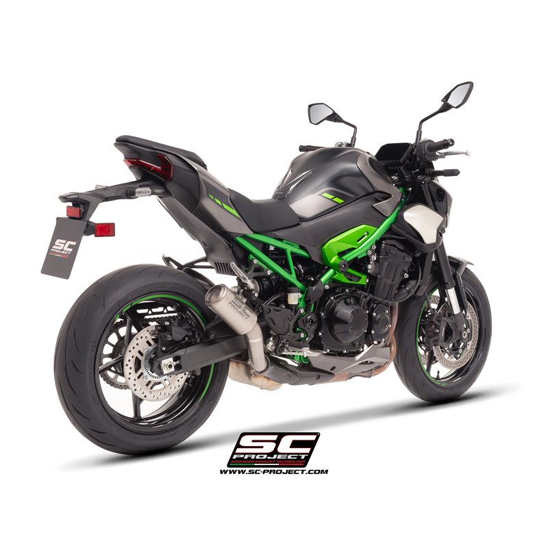 SC-Project Exhaust CR-T Mesh | Silver | Kawasaki Z900
